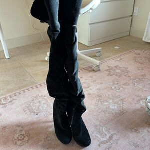 Bakers Black Over-the-Knee Boots